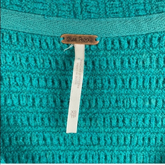 Free People Heart It Oversized Pullover Sweater XS - Picture 4 of 5